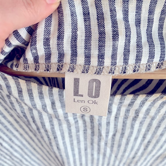 Washed Linen Dress with Pockets - Picture 5 of 9